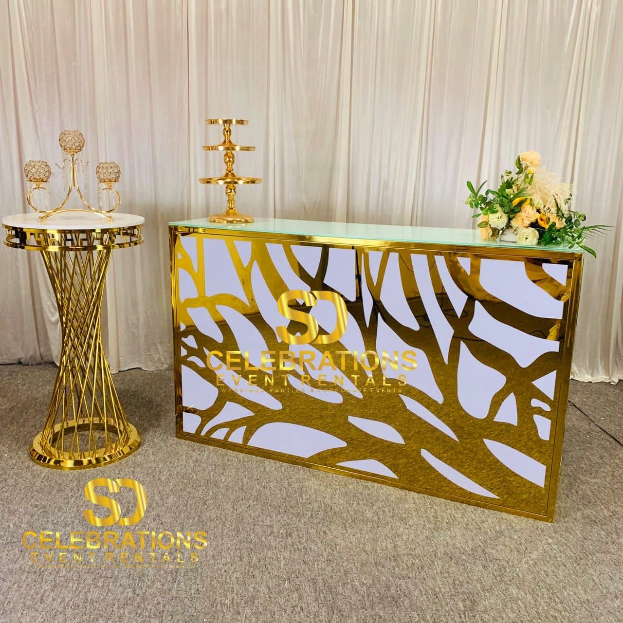 LUXURY BARTENDER TABLE WHITE SDCelebrations